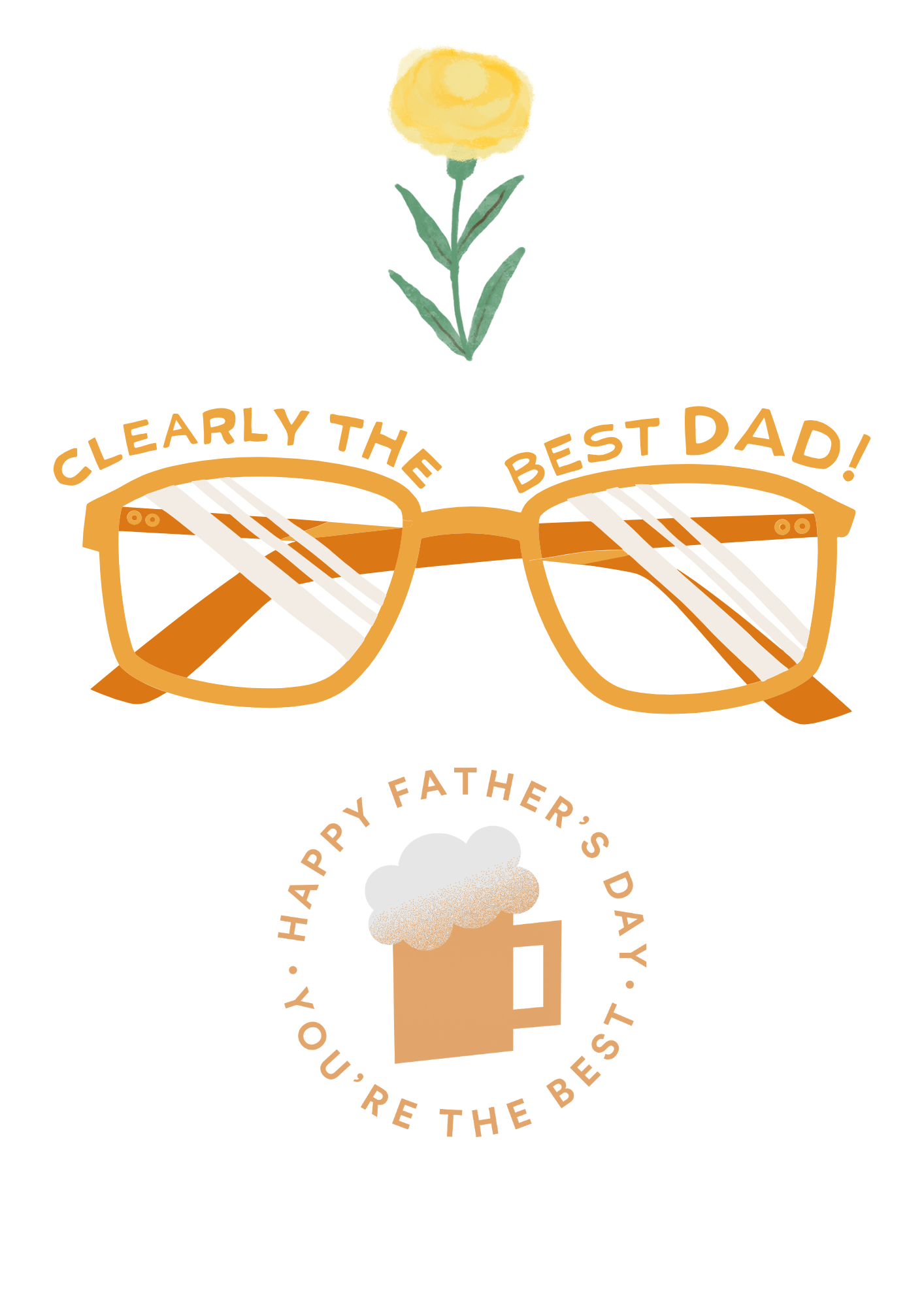Father's Day card – Best Dad Ever